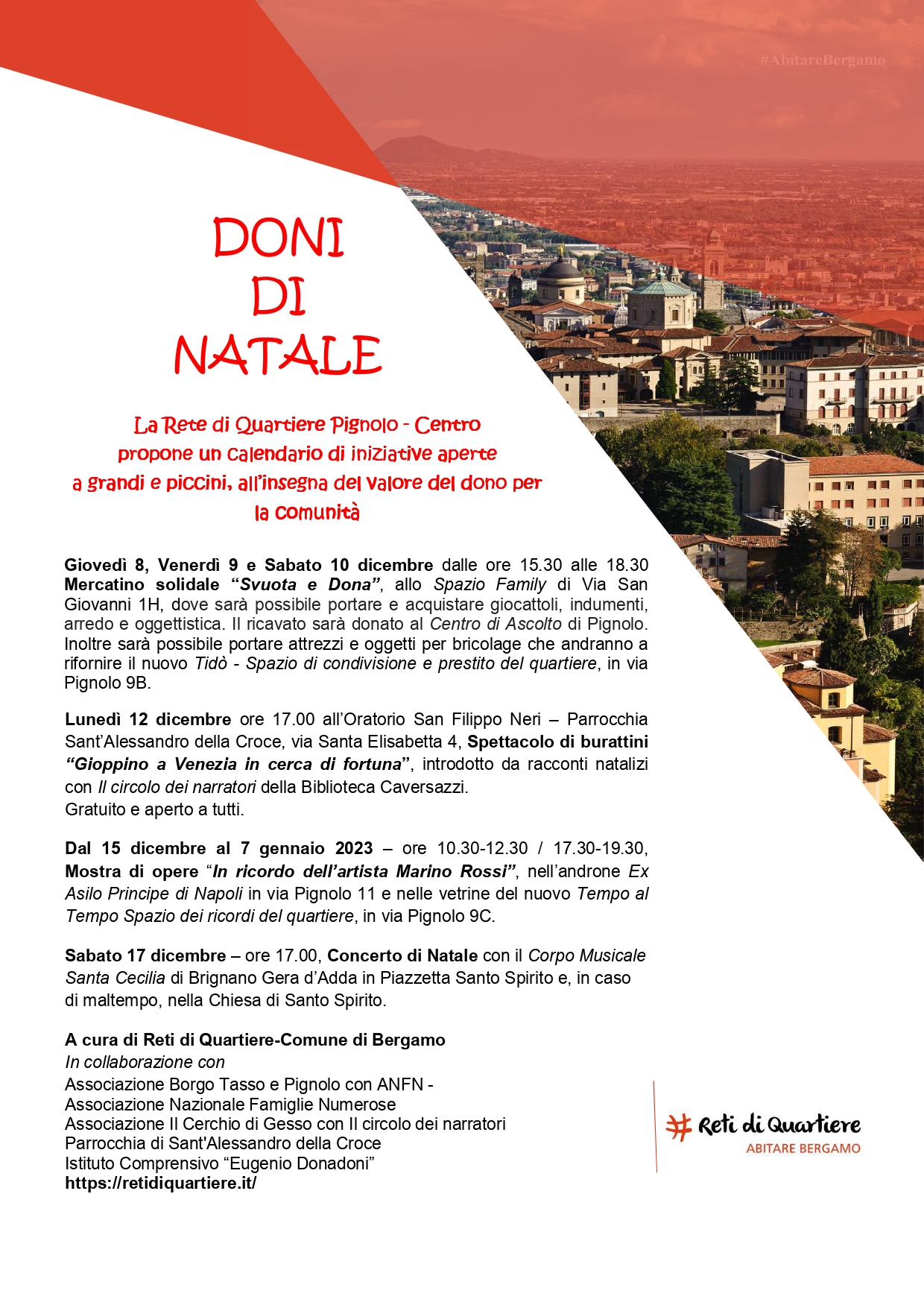 Rete pignolo natale
