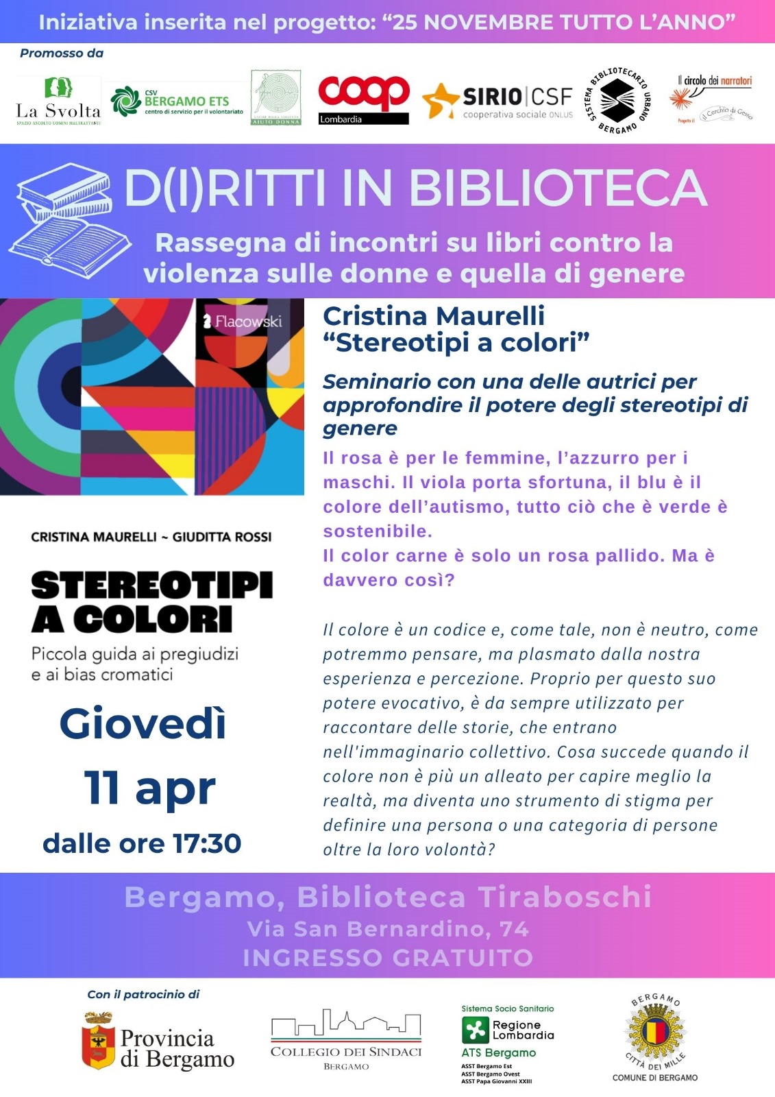 D(I)IRITTI IN BIBLIOTECA