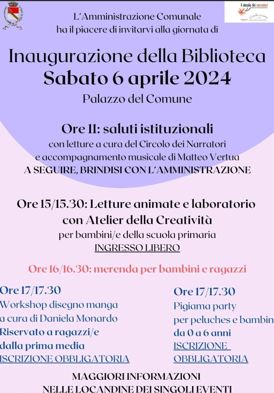 Inaugurazione Biblioteca Stezzano